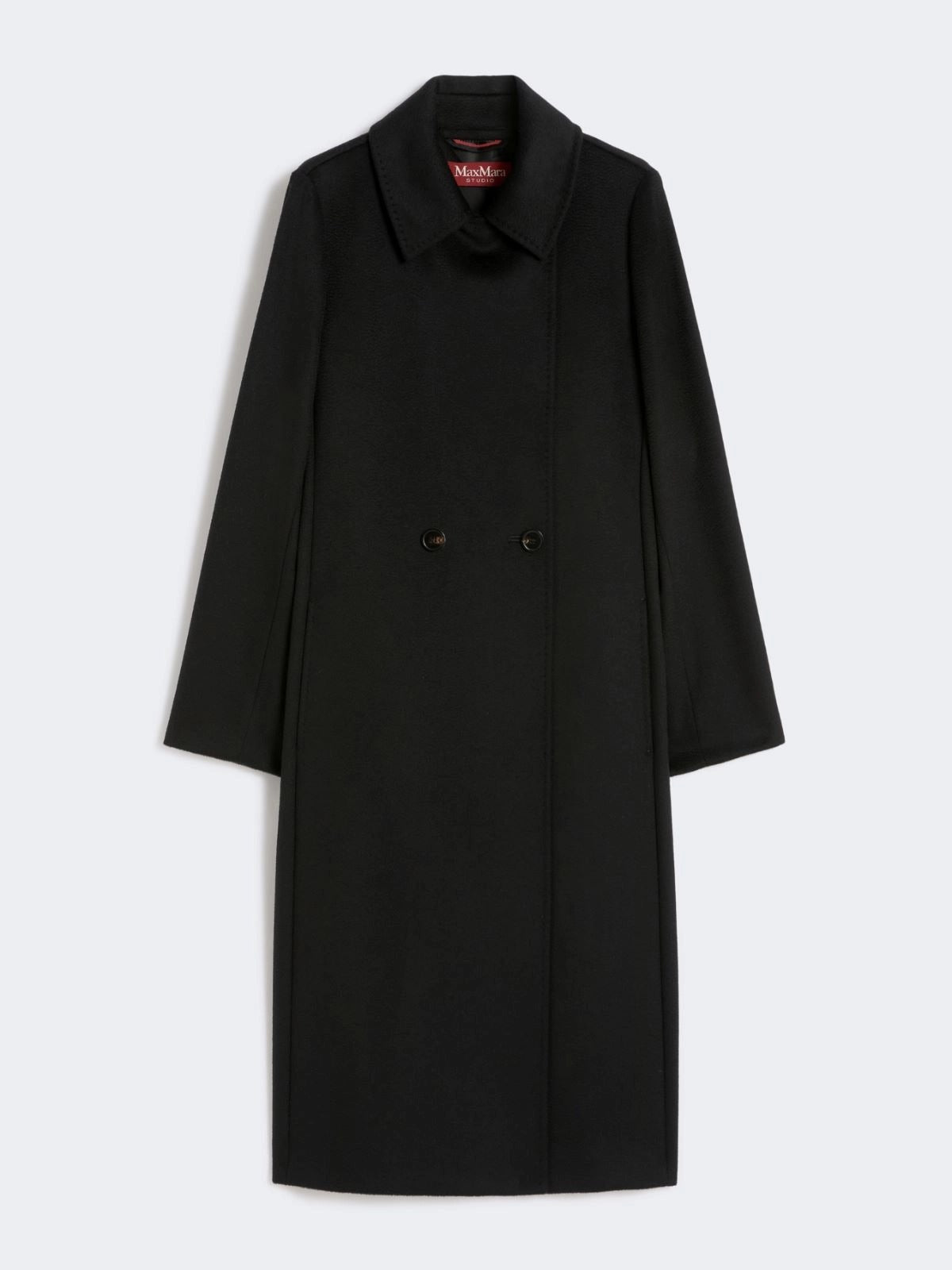 Max Mara Studio BCOLLAGE013 cappotto donna nero lana