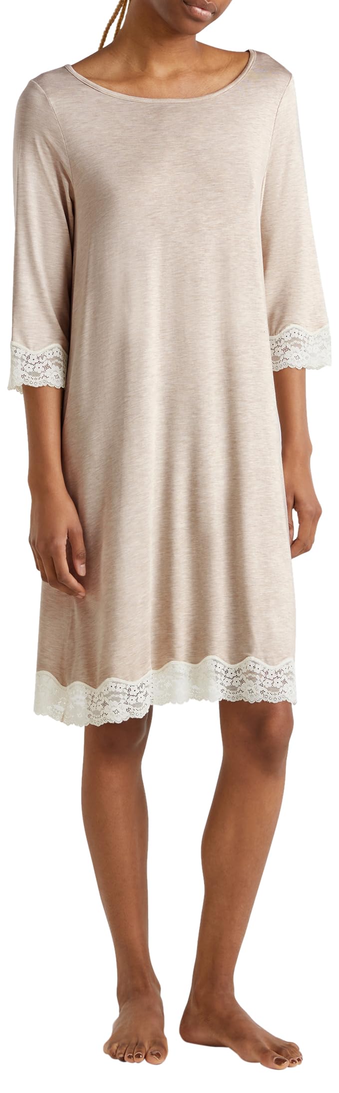 Benetton Intimo Camicia Notte 3z123c01f Donna XS viscosa pizzo