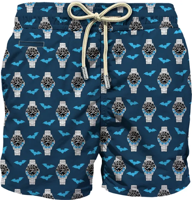 MC2 Saint Barth Lighting Micro Fantasy Boxer Bat Navy Uomo