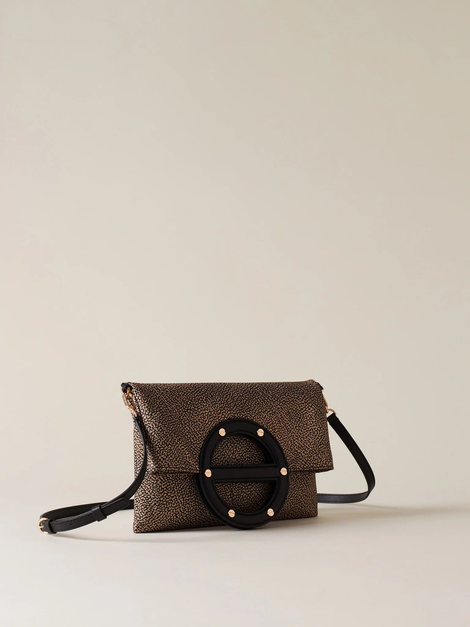 Borbonese Vis a Vis 91010217 AH1 Borsa Donna OP Nero Small