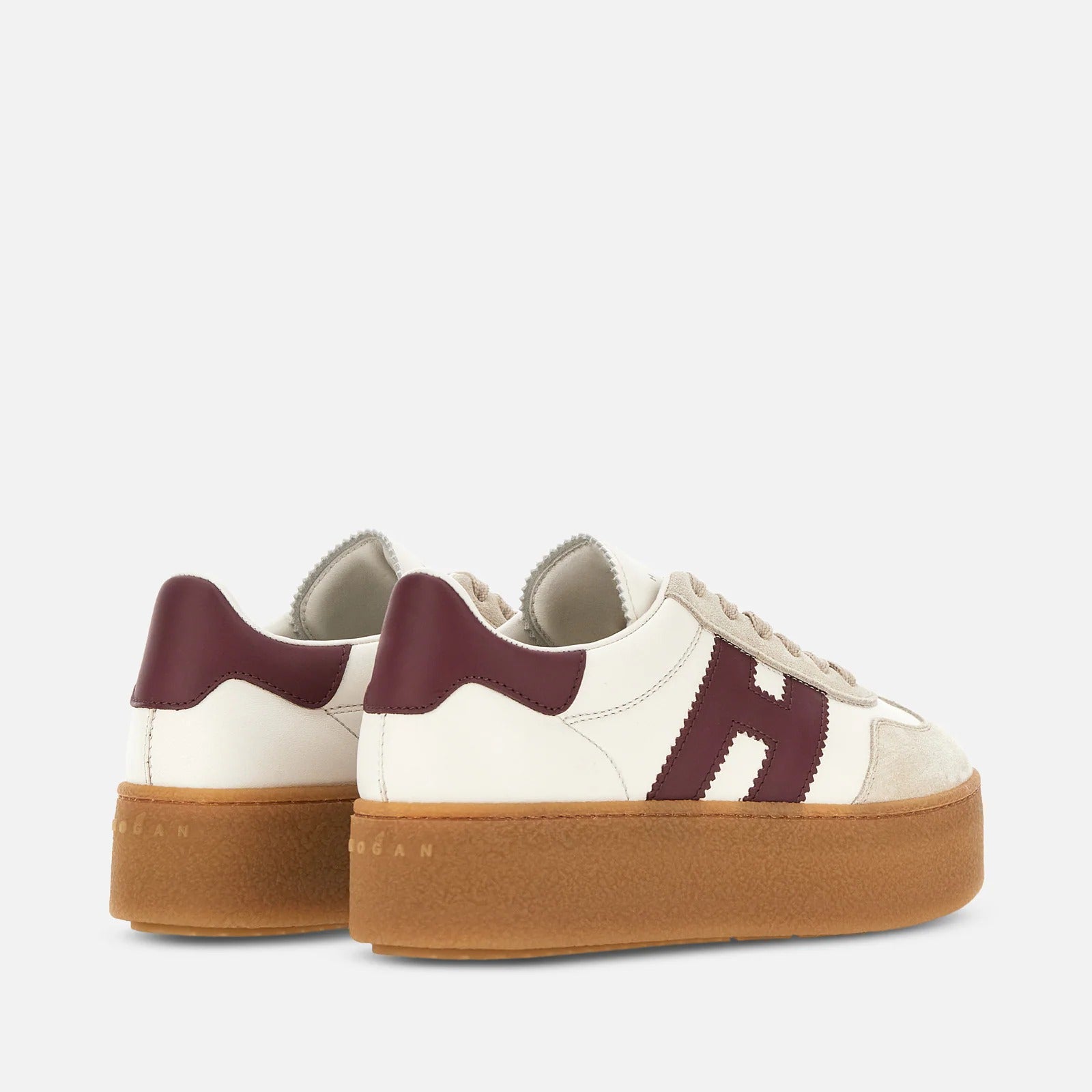Hogan Cool H698 HXW6980 Sneaker Avorio Bordeaux