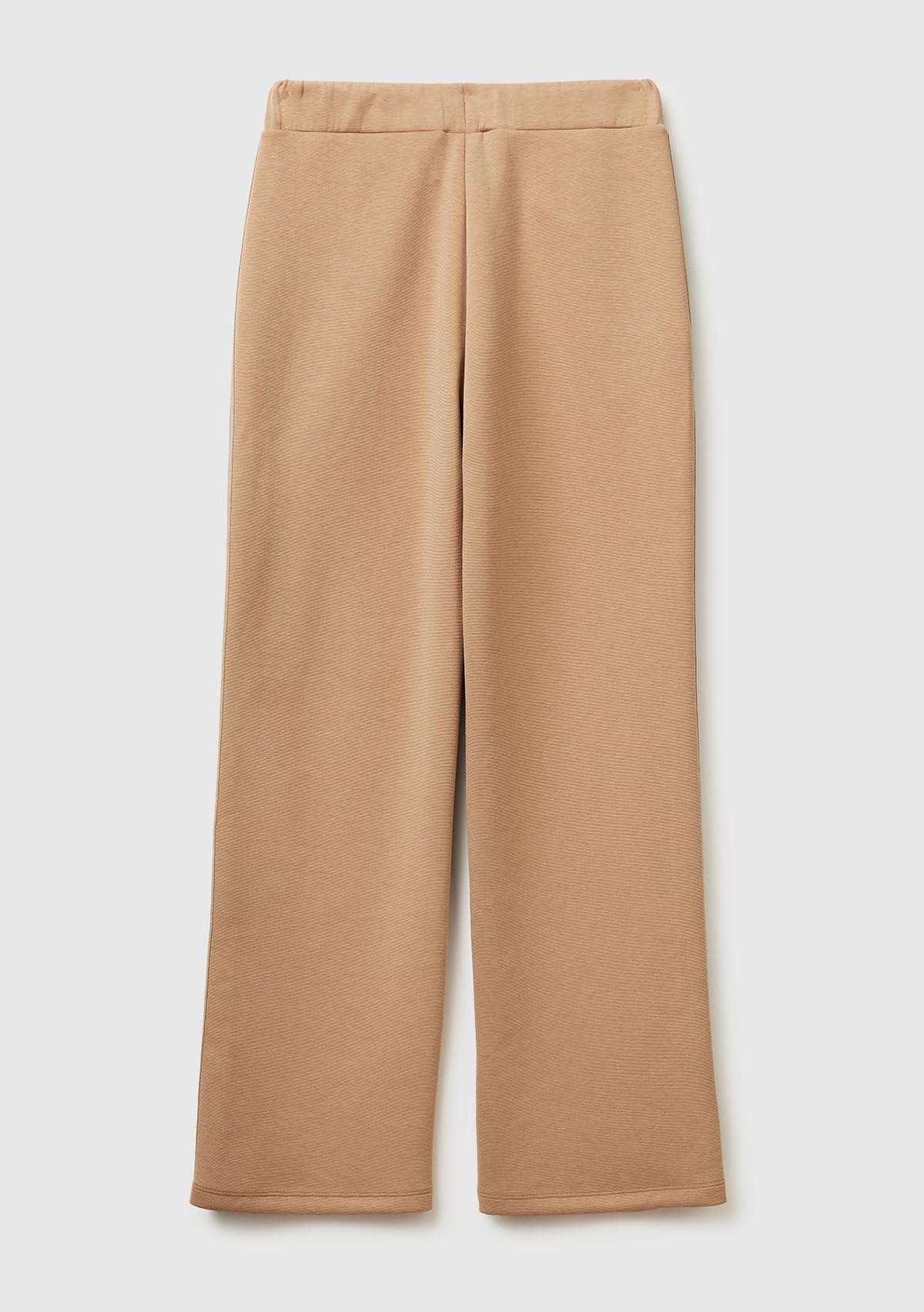 Benetton 35B1DF01H pantaloni donna beige gamba dritta