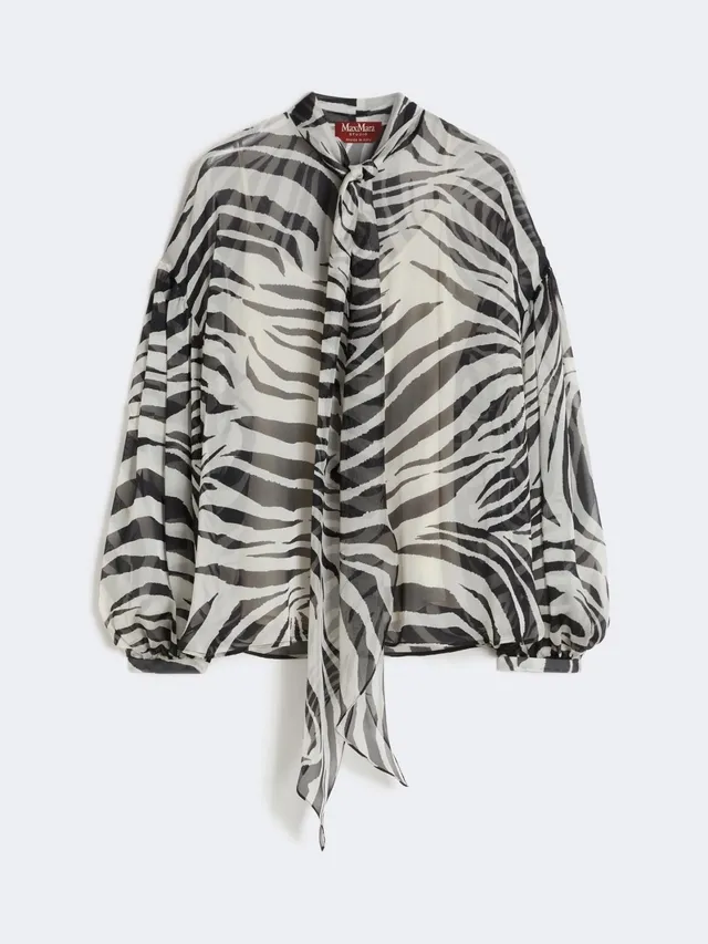 Max Mara Studio Ballata MSTBALLATA001 camicia donna bianco nero