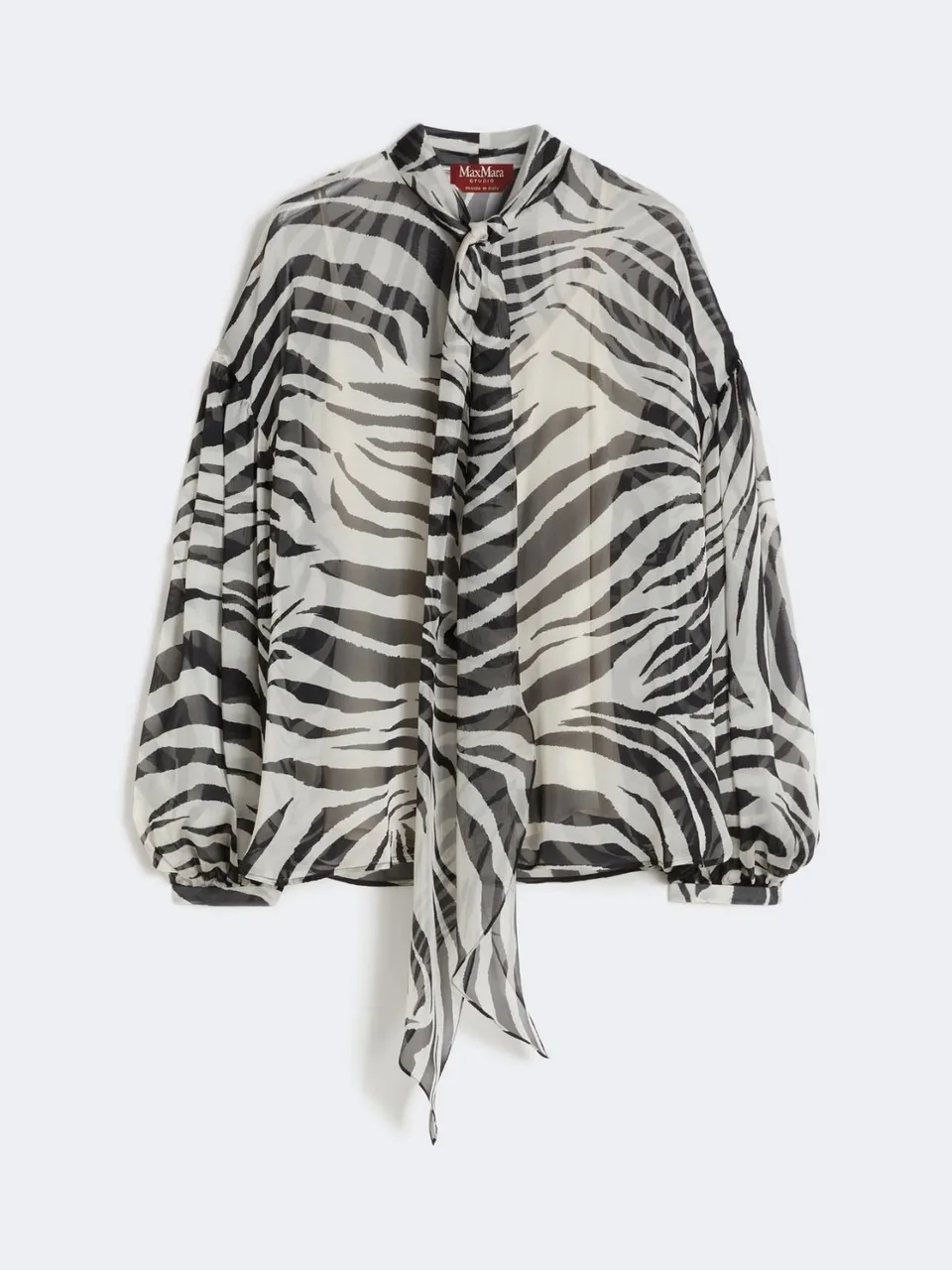 Max Mara Studio Ballata MSTBALLATA001 camicia donna bianco nero