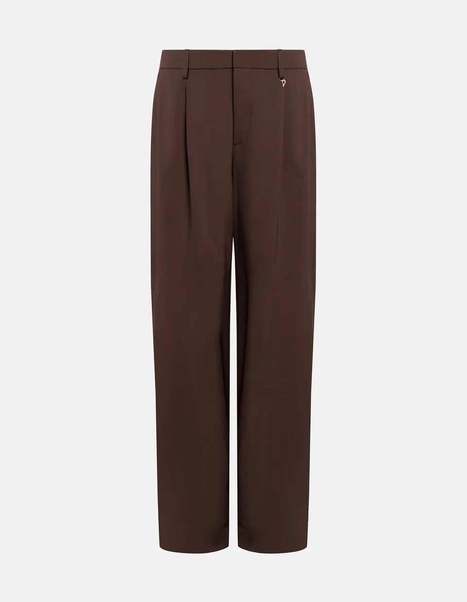 Dondup Lia DP840S pantalone donna cioccolato lana
