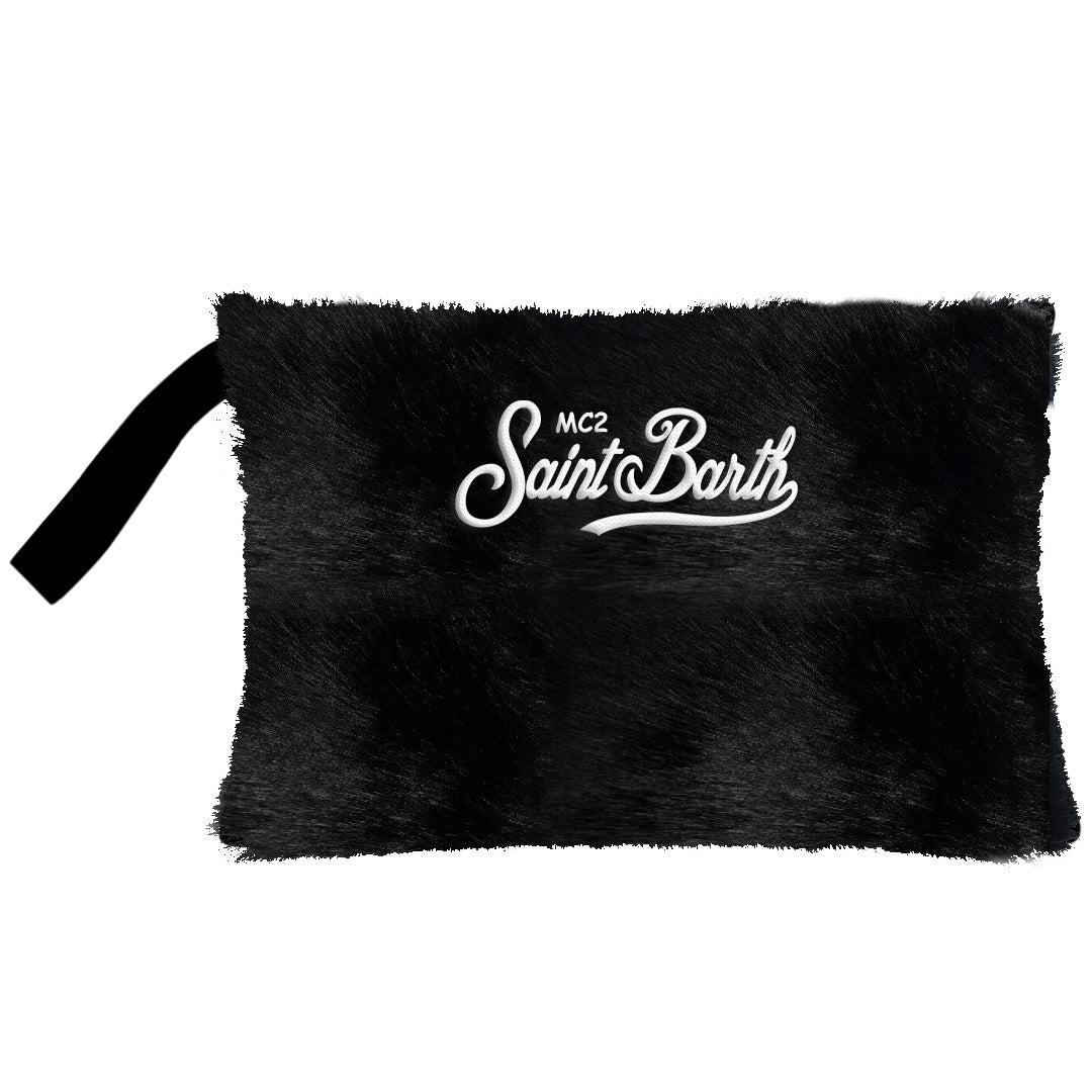 MC2 Saint Barth Pareasy Fur Pochette Pelo Nero