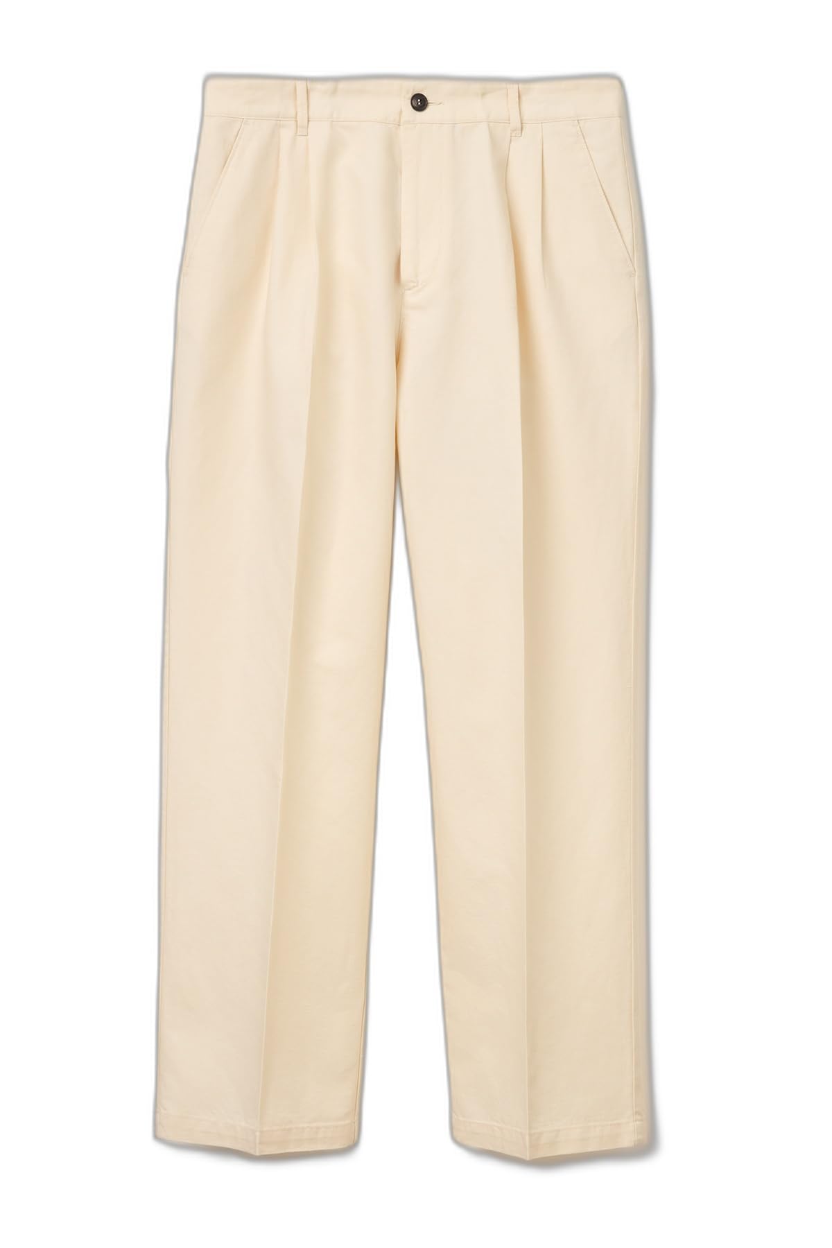 Benetton Pantaloni Uomo Blu Notte Lino Cropped