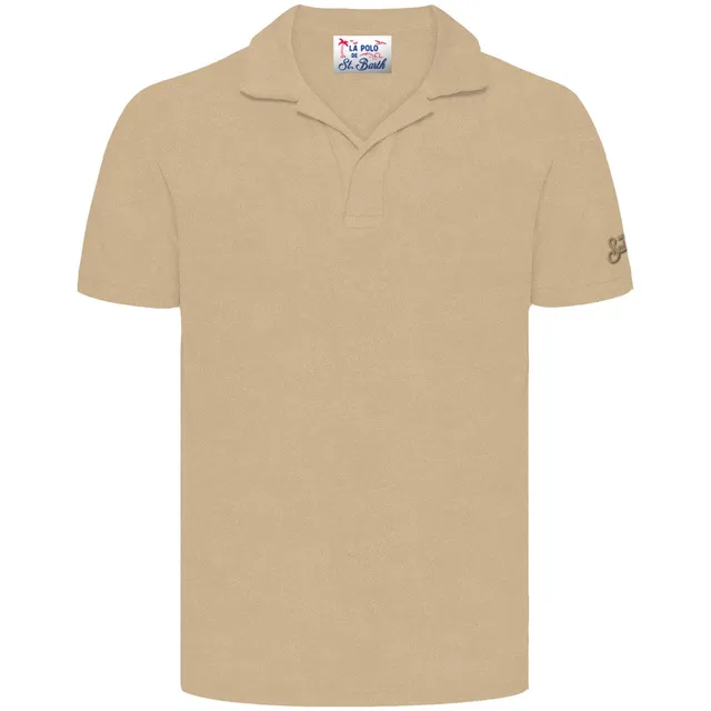 MC2 Saint Barth Jeremy 00152L Polo Uomo Beige spugna