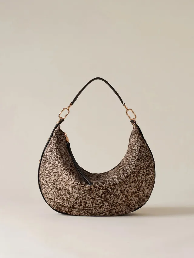 Borbonese Frame Medium 91010220AH1 Borsa OP Naturale