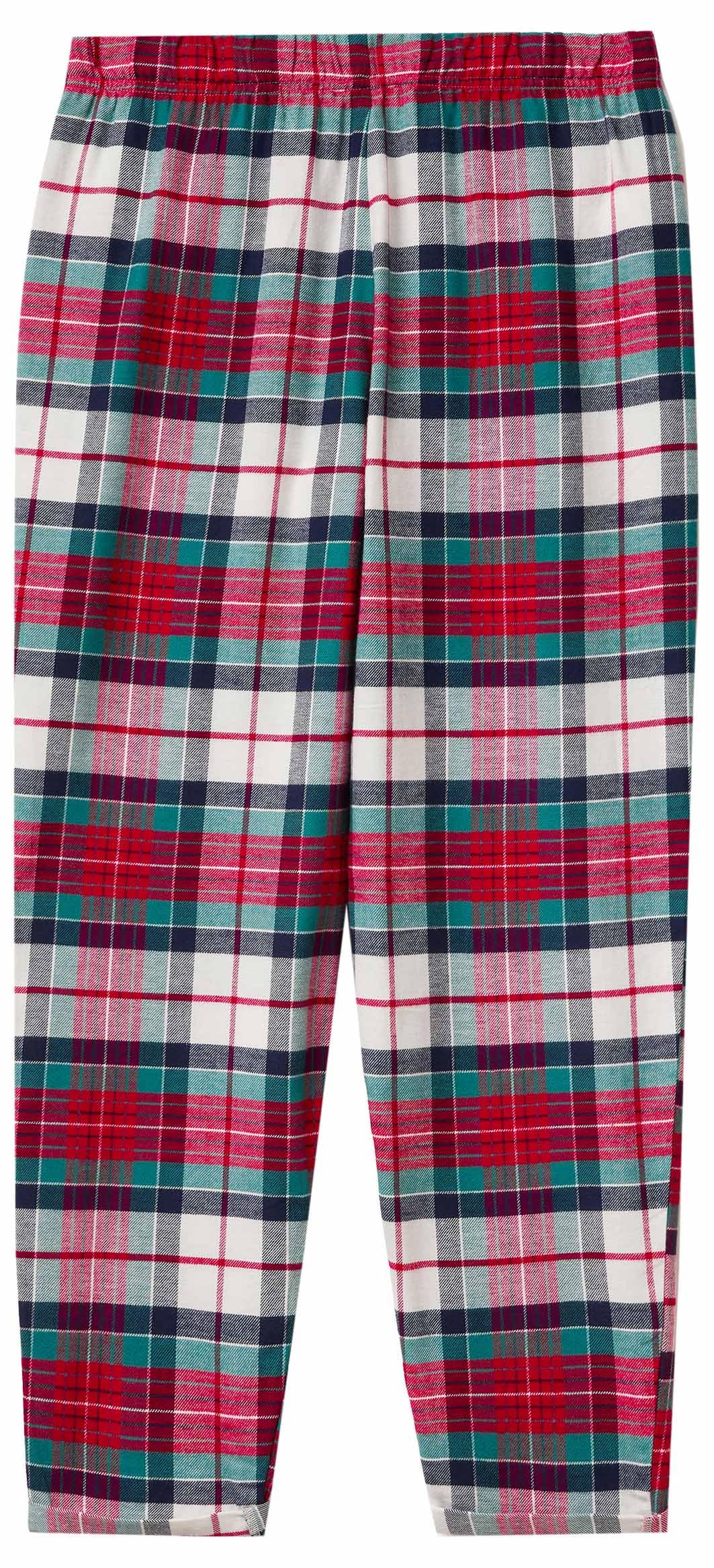 Benetton 40ep3f00i Pantaloni Donna Multicolor XXS Flanella