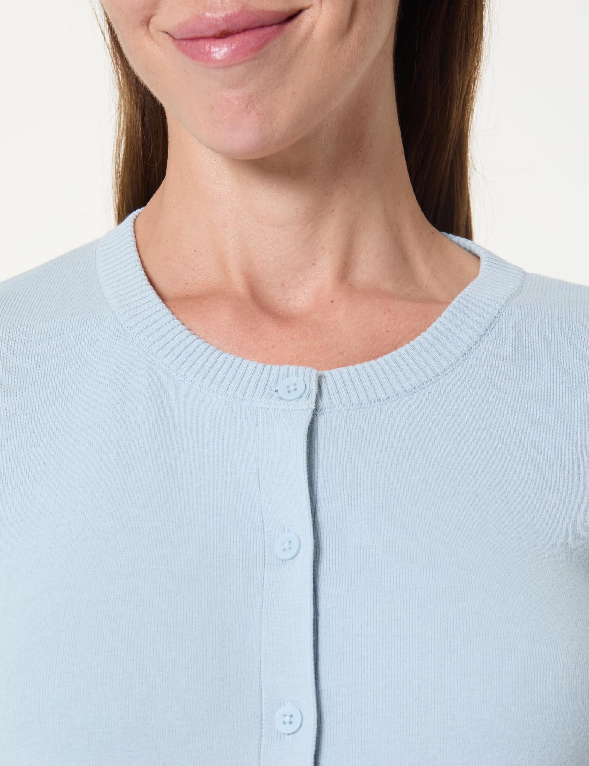 Benetton Maglieria 1C19D502P Cardigan Donna Blu XXS Regular