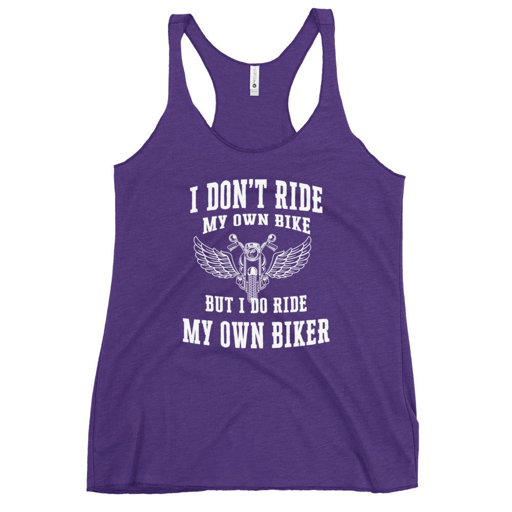 Pure Trash I Don't Ride My Own Bike Canotta donna racerback cotone