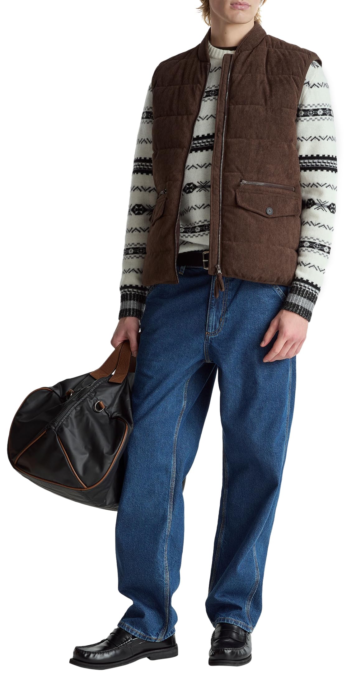 Benetton Maglieria 18ayk10ap Maglione Uomo XS jacquard