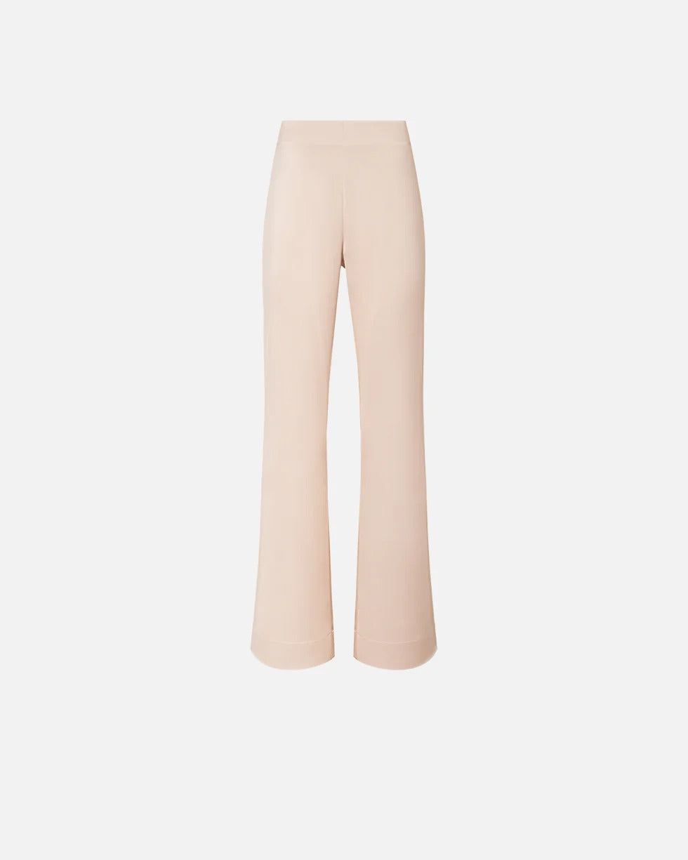 Pinko Pinolo 106434 A361 pantalone donna Rosa Beige satin