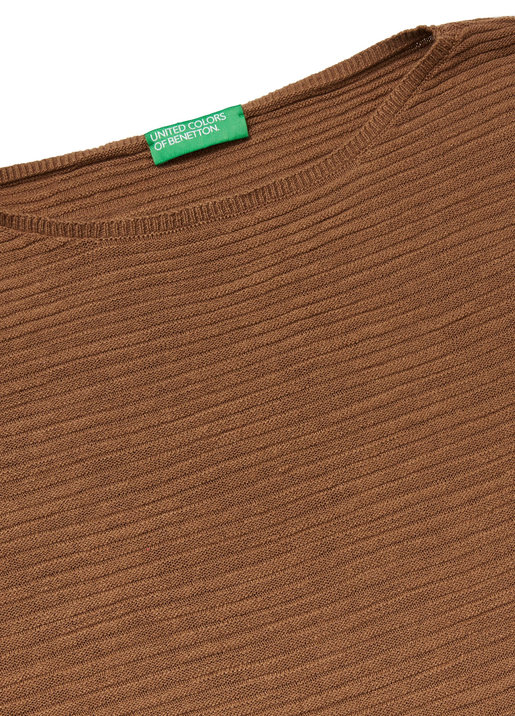 Benetton Maglieria Maglia Barca Manica 3/4 Boxy