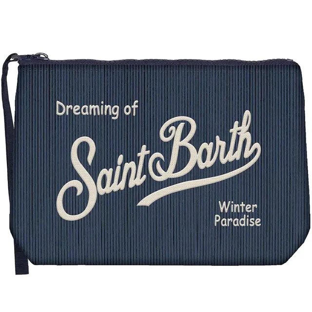 MC2 Saint Barth Aline Corduroy S Pochette Navy