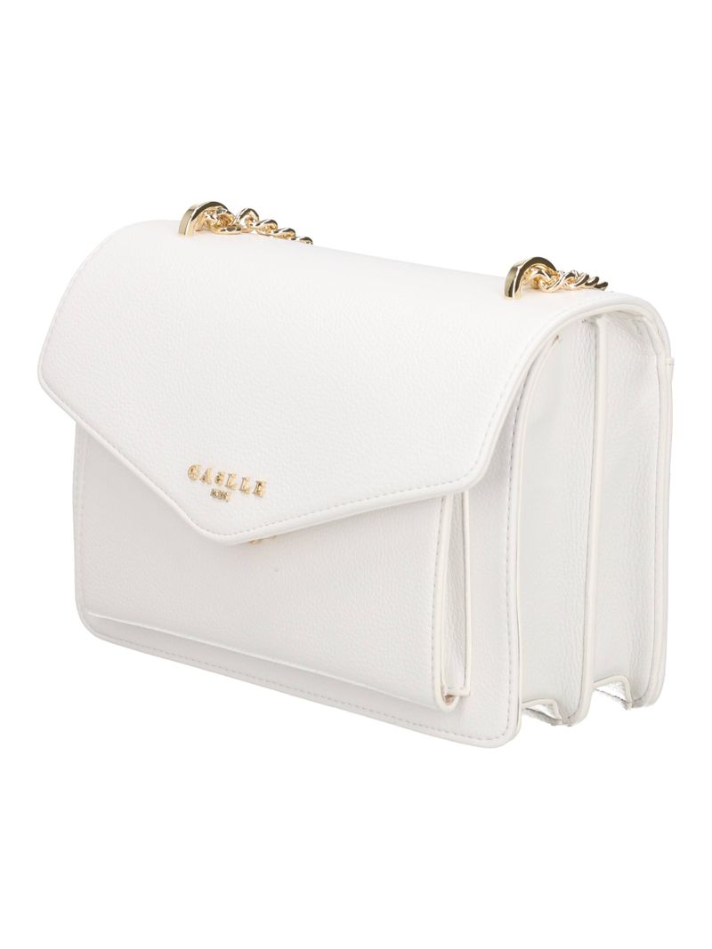 Gaelle Paris GAACW03060 Borsa Bianca Tracolla 24x16 cm