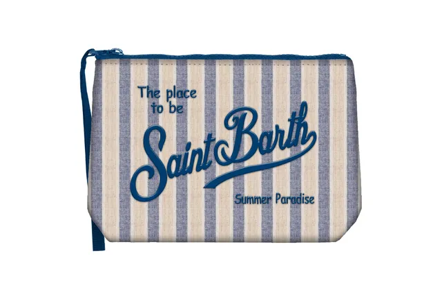 MC2 Saint Barth Aline Cotton 00240L Pochette Cotone Navy