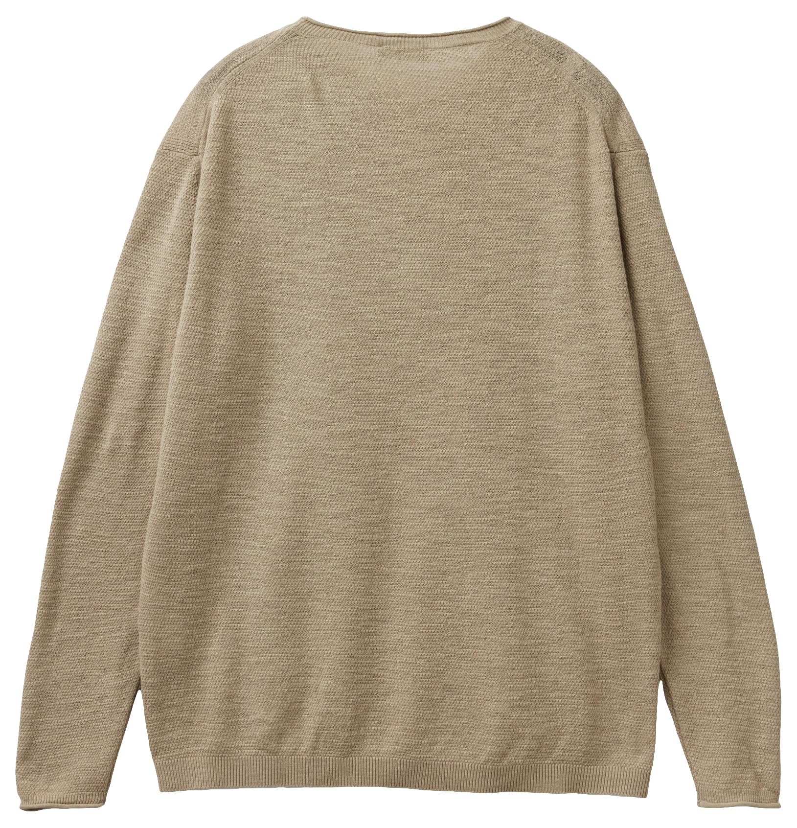 Benetton Maglieria 105gu106h Maglione Verde Militare 0w9 lino