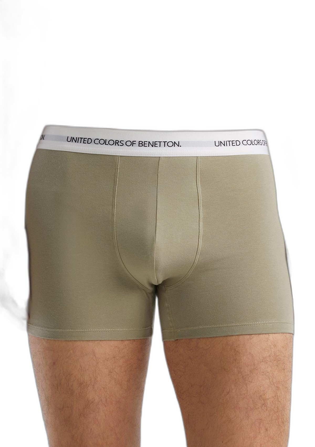 Benetton boxer pantalone uomo celeste 2k3 cotone organico