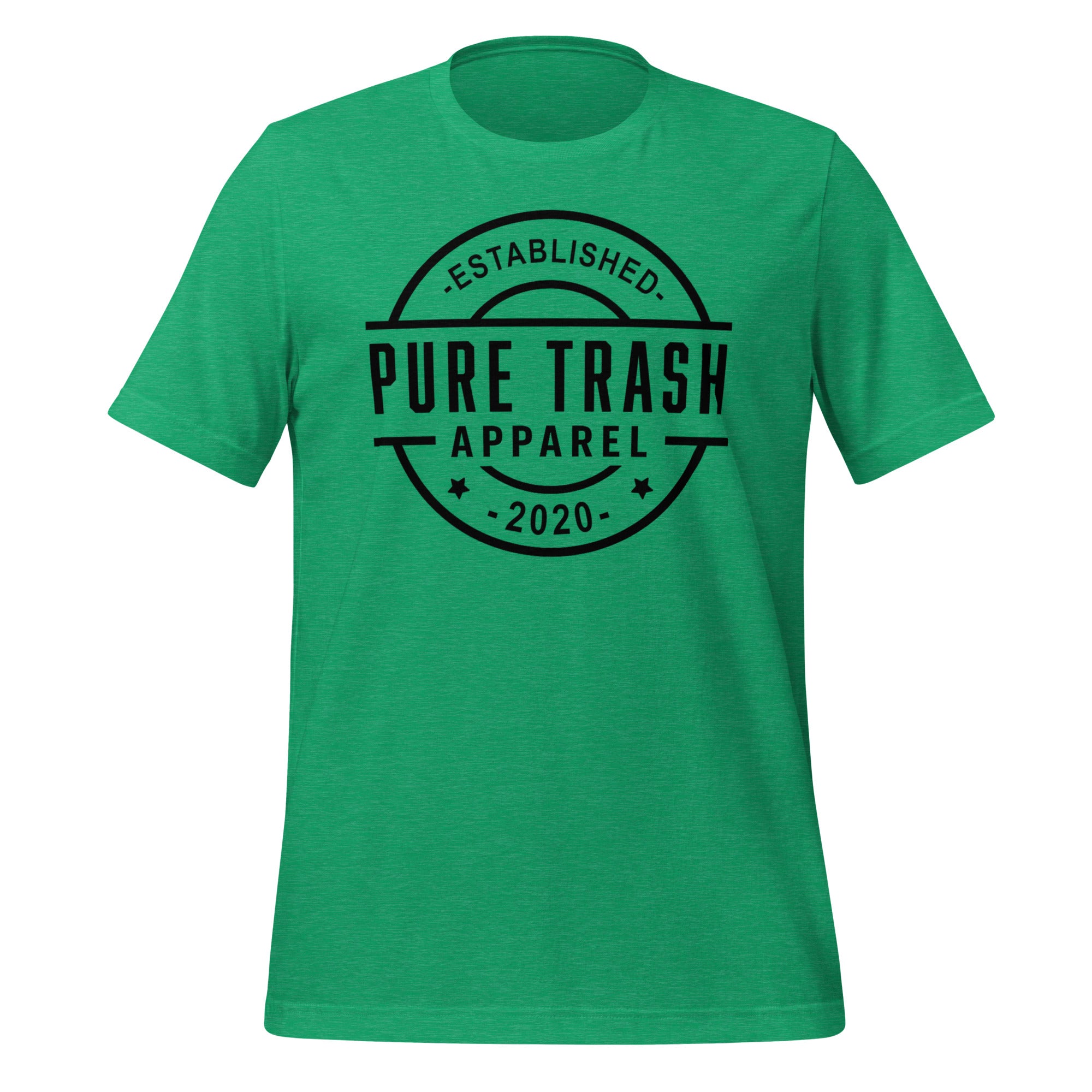 Pure Trash Established maglietta uomo verde cotone