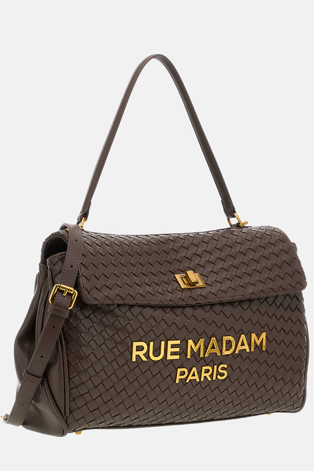 Rue Madam Les Jours XL 1608 Borsa Ecopelle Chocolate