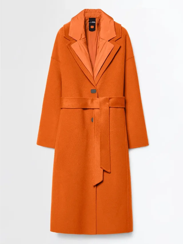 RRD Big Duck Over W26591 cappotto donna Orange piuma
