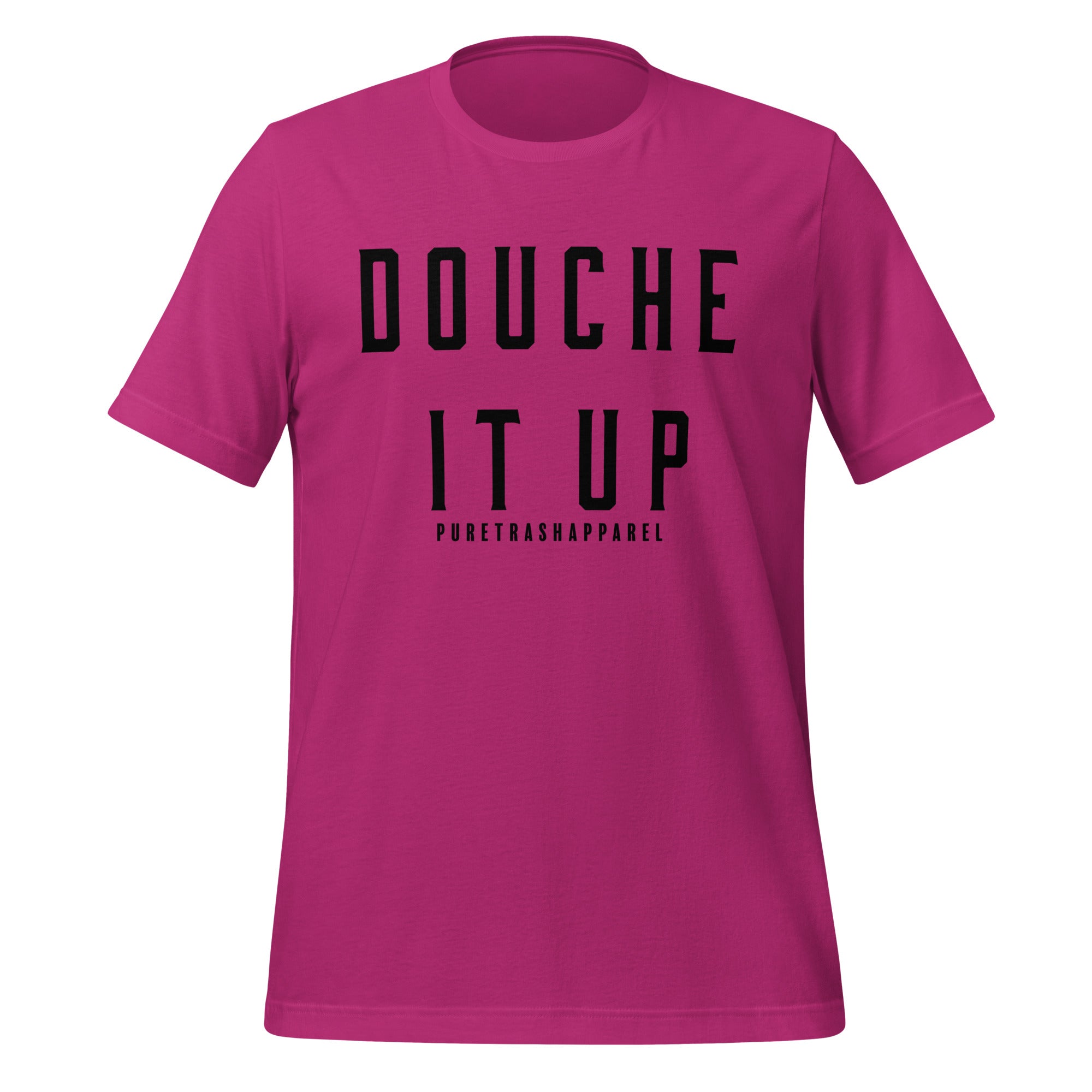 Pure Trash Douche It Up maglietta unisex Berry cotone