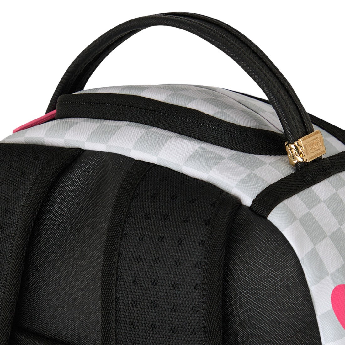 Sprayground 910B8860NSZ zaino Pink Panther bianco scacchi PVC