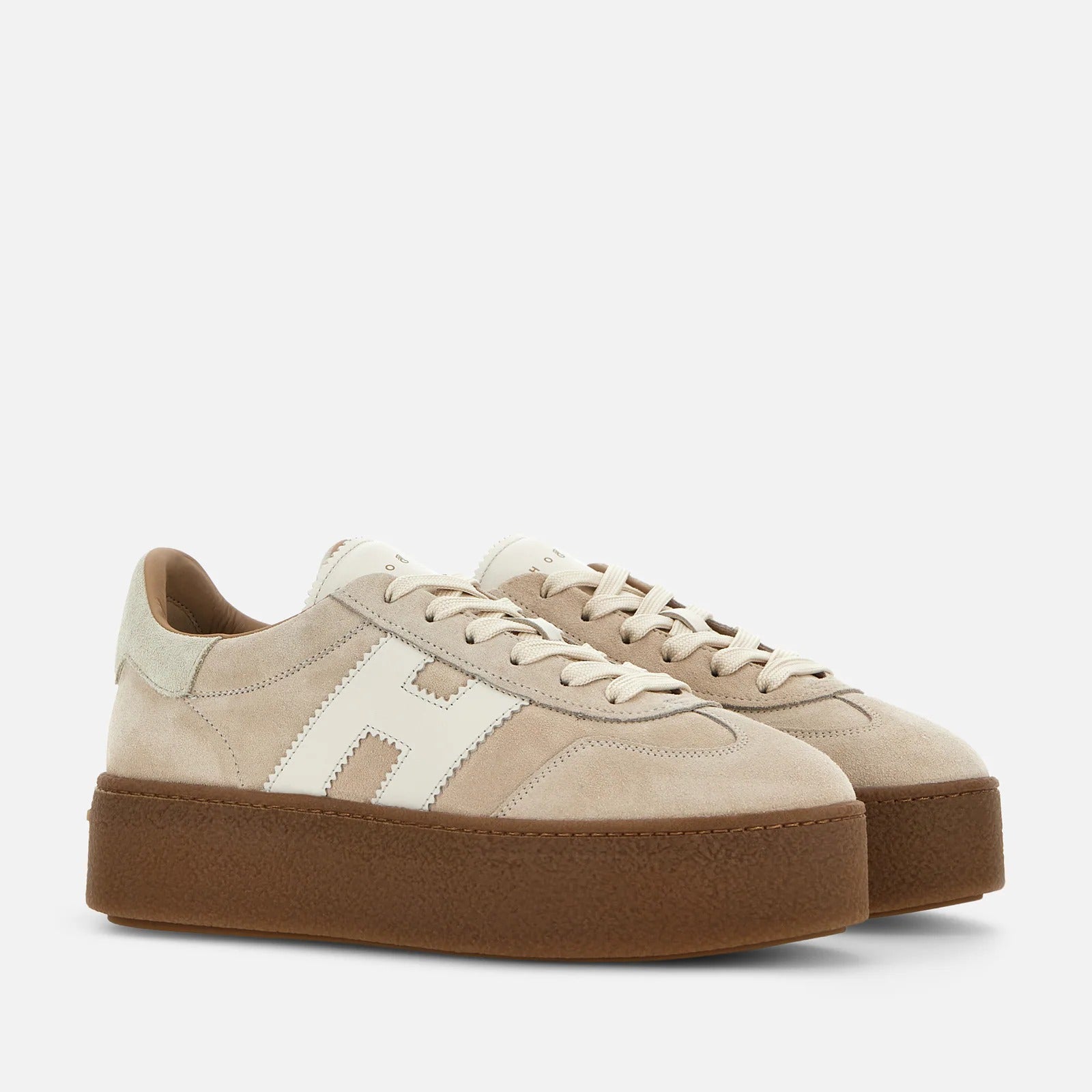 Hogan HXW6980FB60UL sneakers beige pelle platform