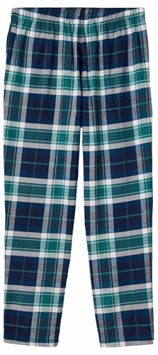 Benetton 40ep4f00e Pantalone Uomo Flanella Blu Coulisse