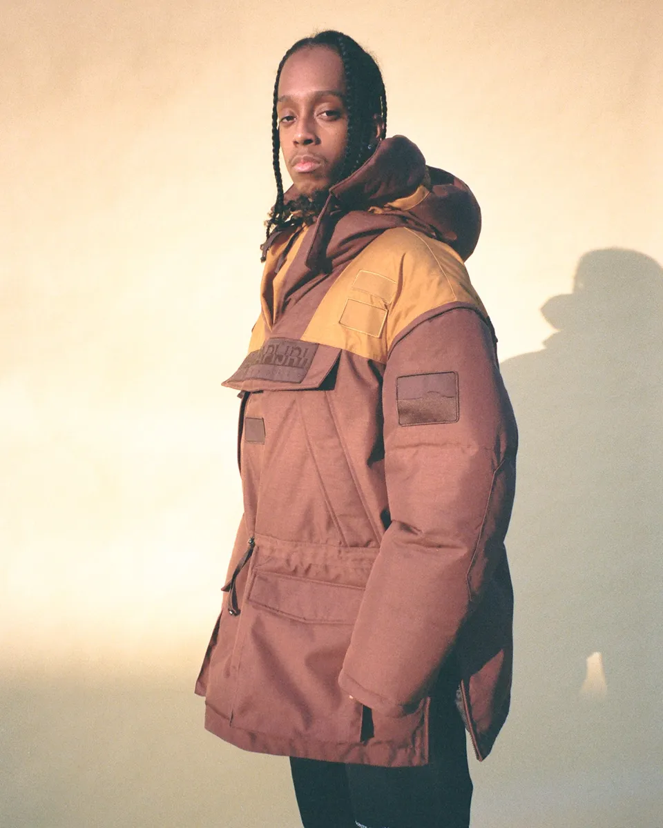 Martine Rose Skidoo Common Anorak giacca chocolate oversize