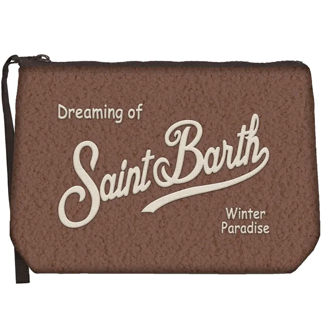 MC2 Saint Barth Aline Teddy Pochette Marrone