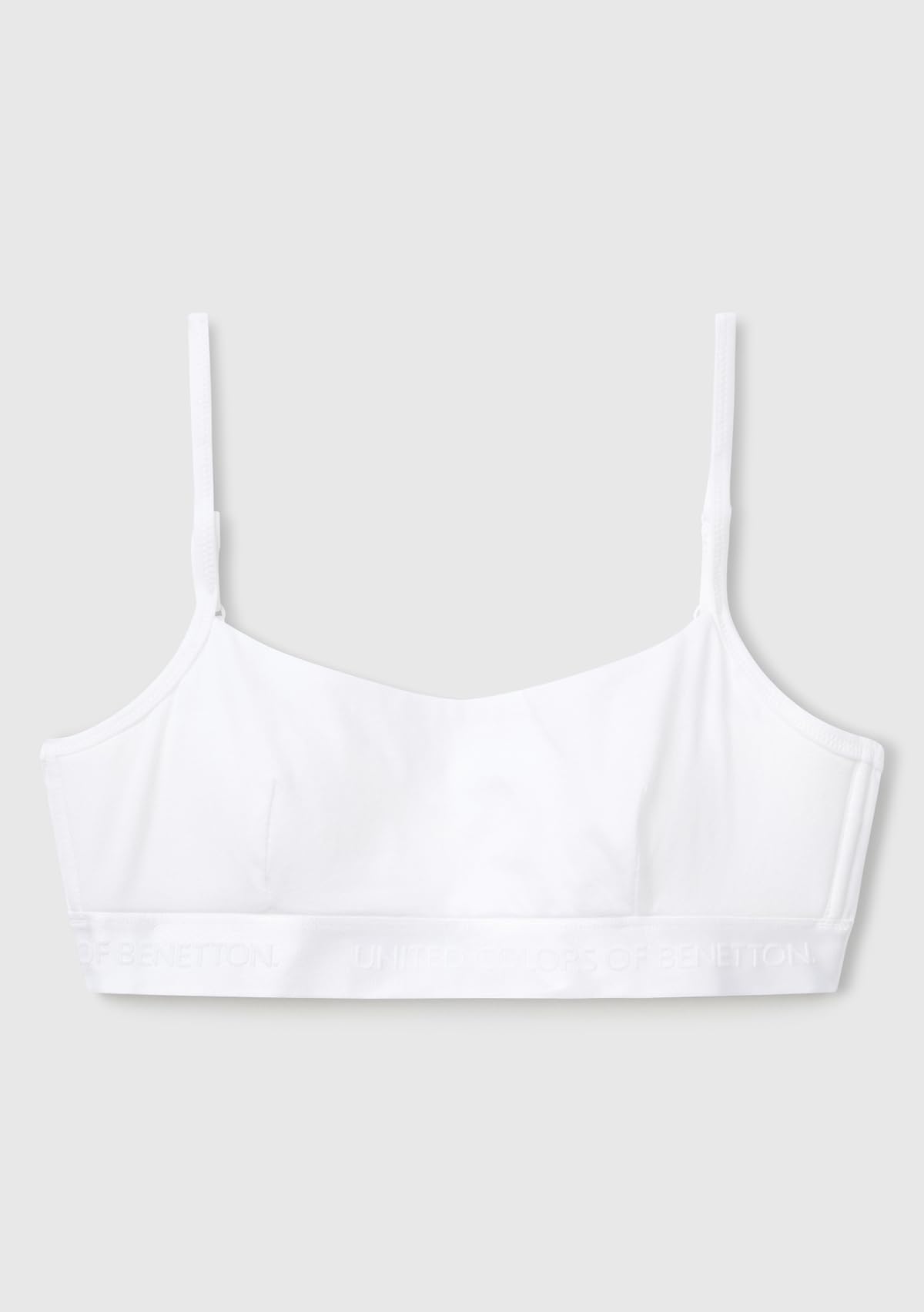 Benetton Brassiere Soft Reggiseno Cotone Nero Taglia L