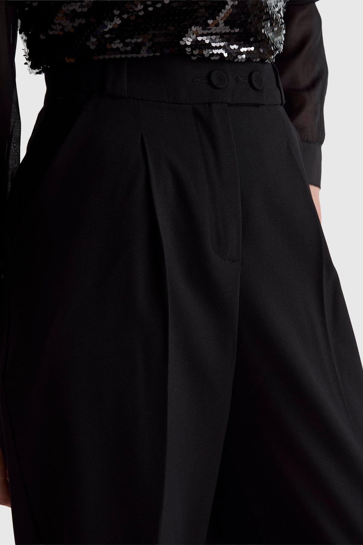 Benetton 4e6qdf0ah Pantaloni Donna taglia 38 tinta unita