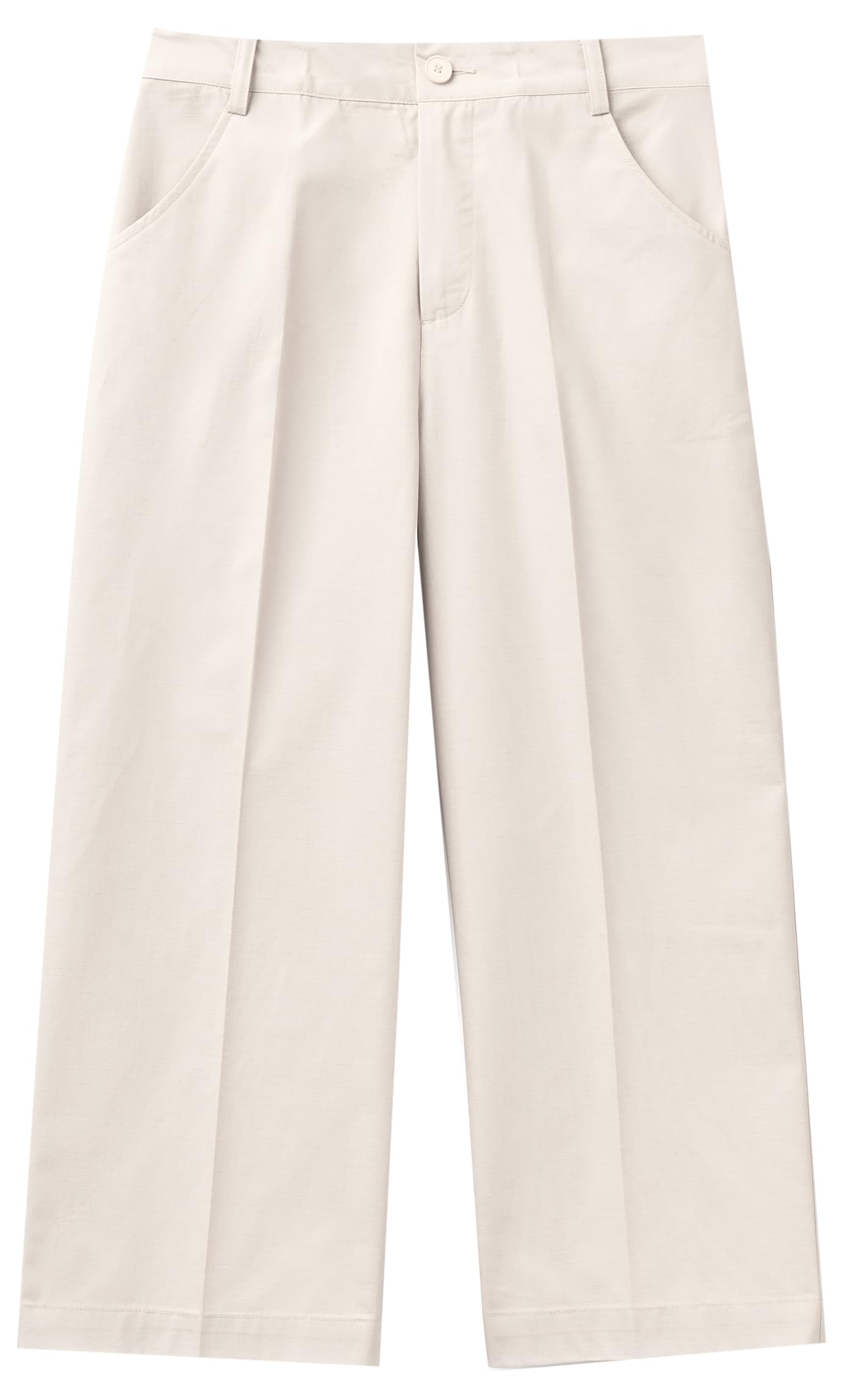 Benetton 41eadf03u Pantaloni Donna Bianco Tg 36 Cotone