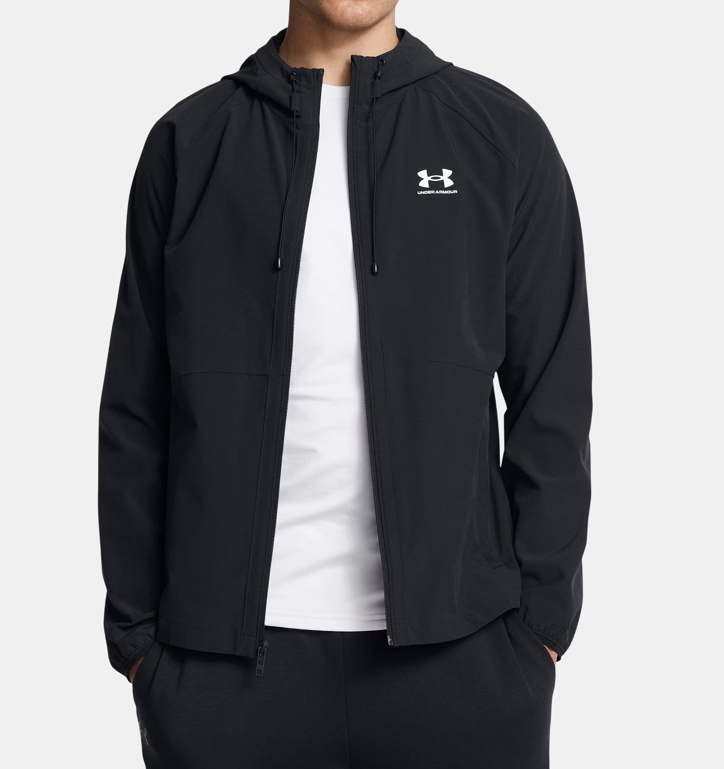 Under Armour 77-6003001 Giacca Windbreaker Nera Idrorepellente