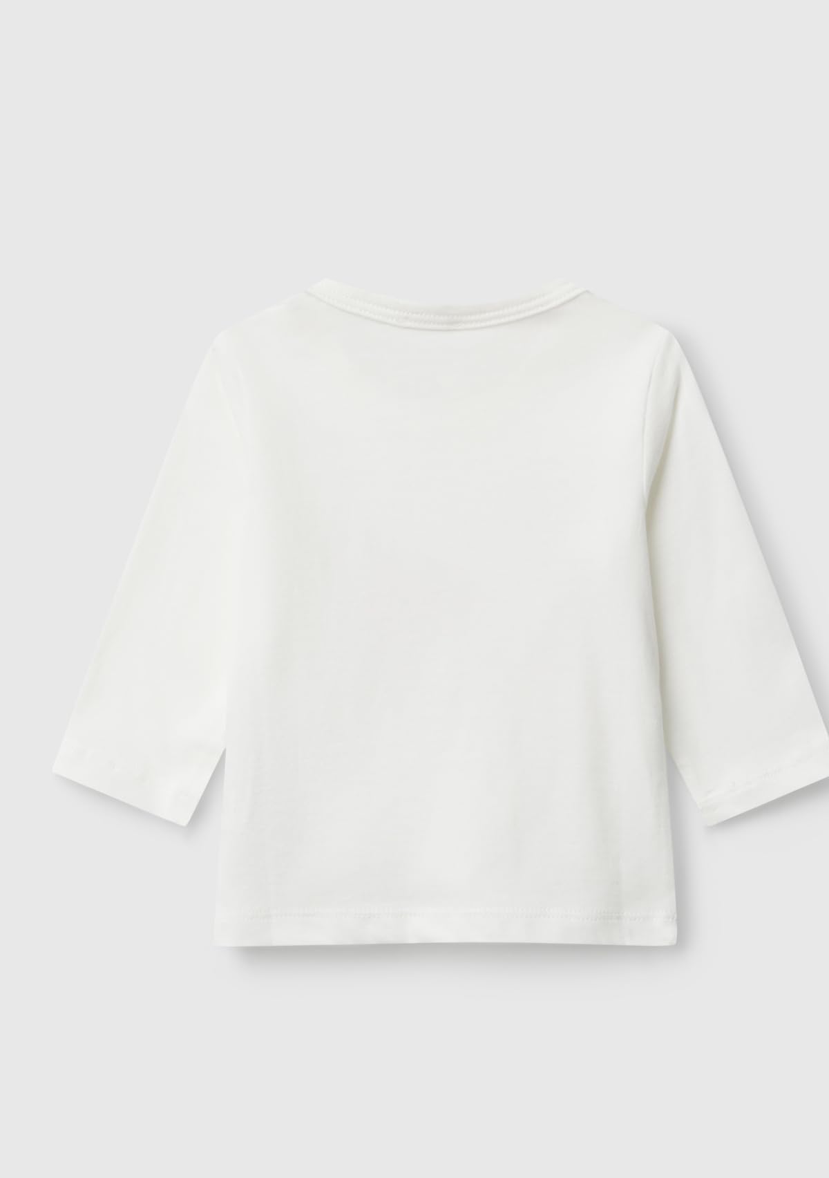 Benetton t-shirt bimbo cotone bio bianco stampa taglia 74