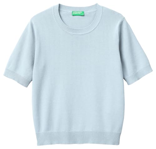 Benetton Maglia Donna Girocollo Manica Corta Regular