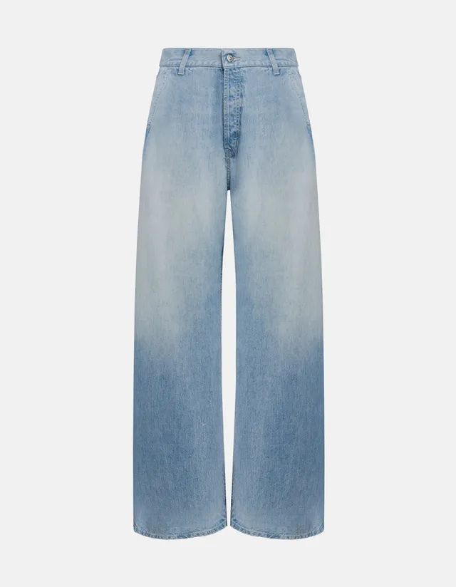 Dondup Alek DP854 DF0266D jeans donna Blu loose