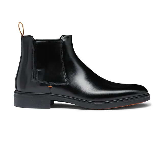 Santoni Easy MGEG18937NEAX Derby Pelle Nero Fumo 43