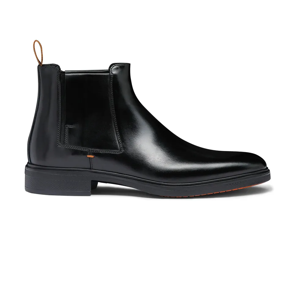 Santoni Easy MGEG18937NEAX Derby Pelle Nero Fumo 43