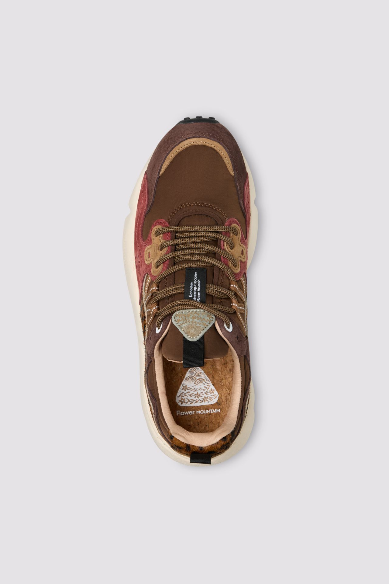 Flower Mountain Yamano 3 2017818 sneakers marrone bordeaux