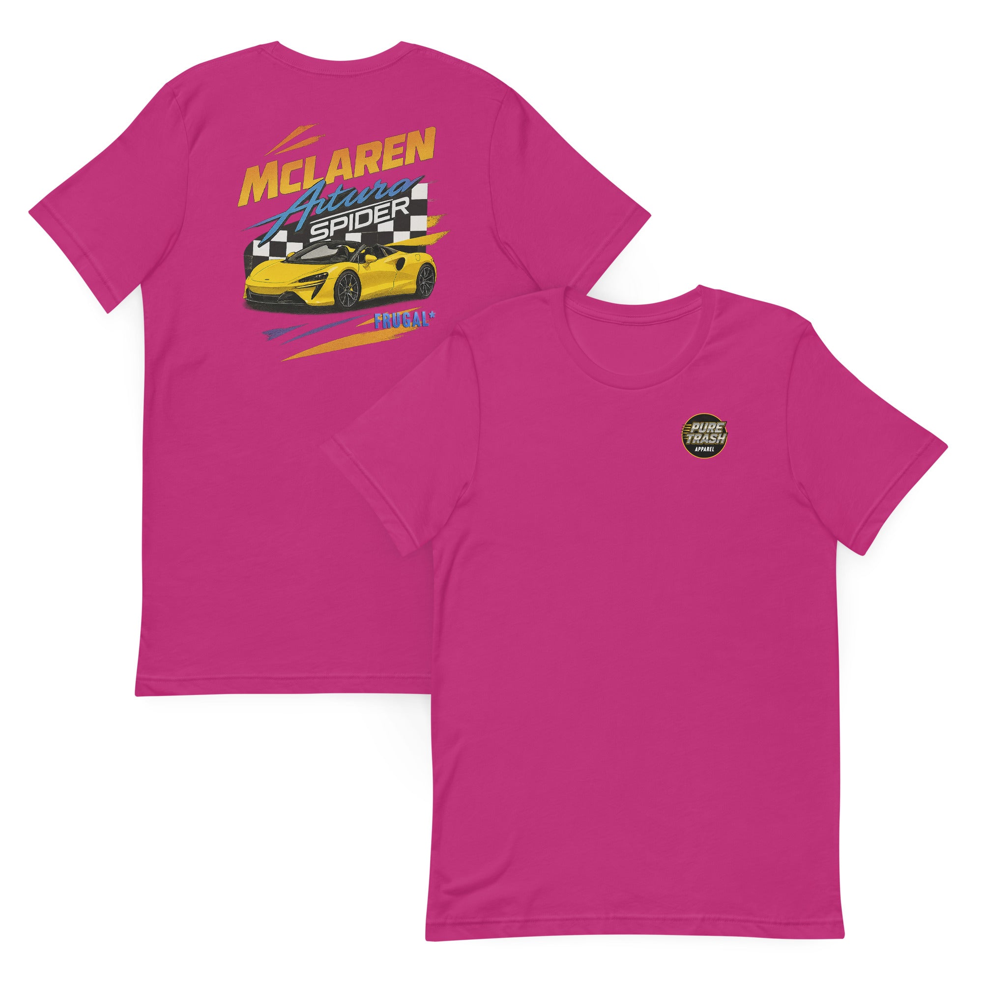 Pure Trash McLaren Tee maglietta uomo nera cotone