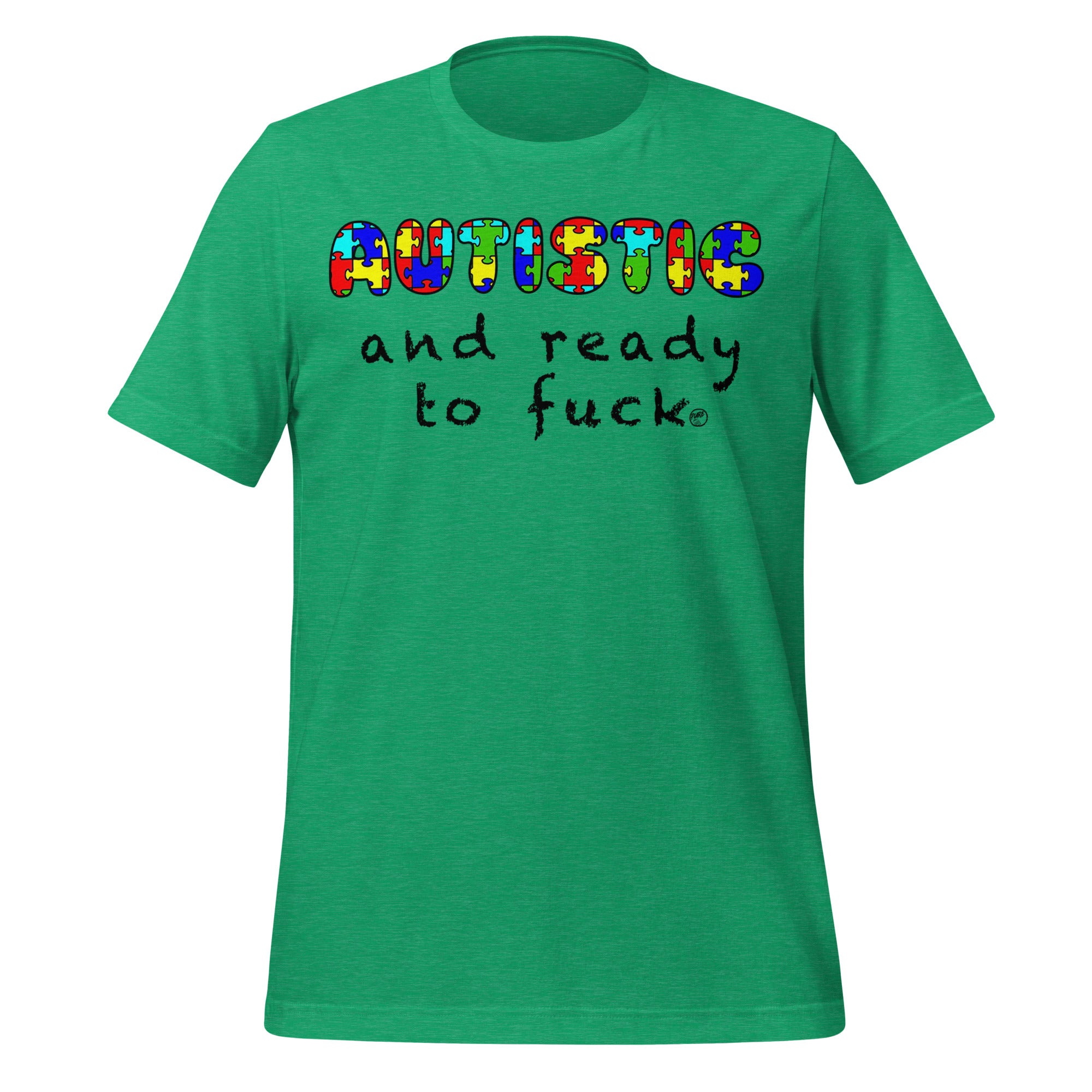 Pure Trash Autistic and Ready t-shirt uomo bacca