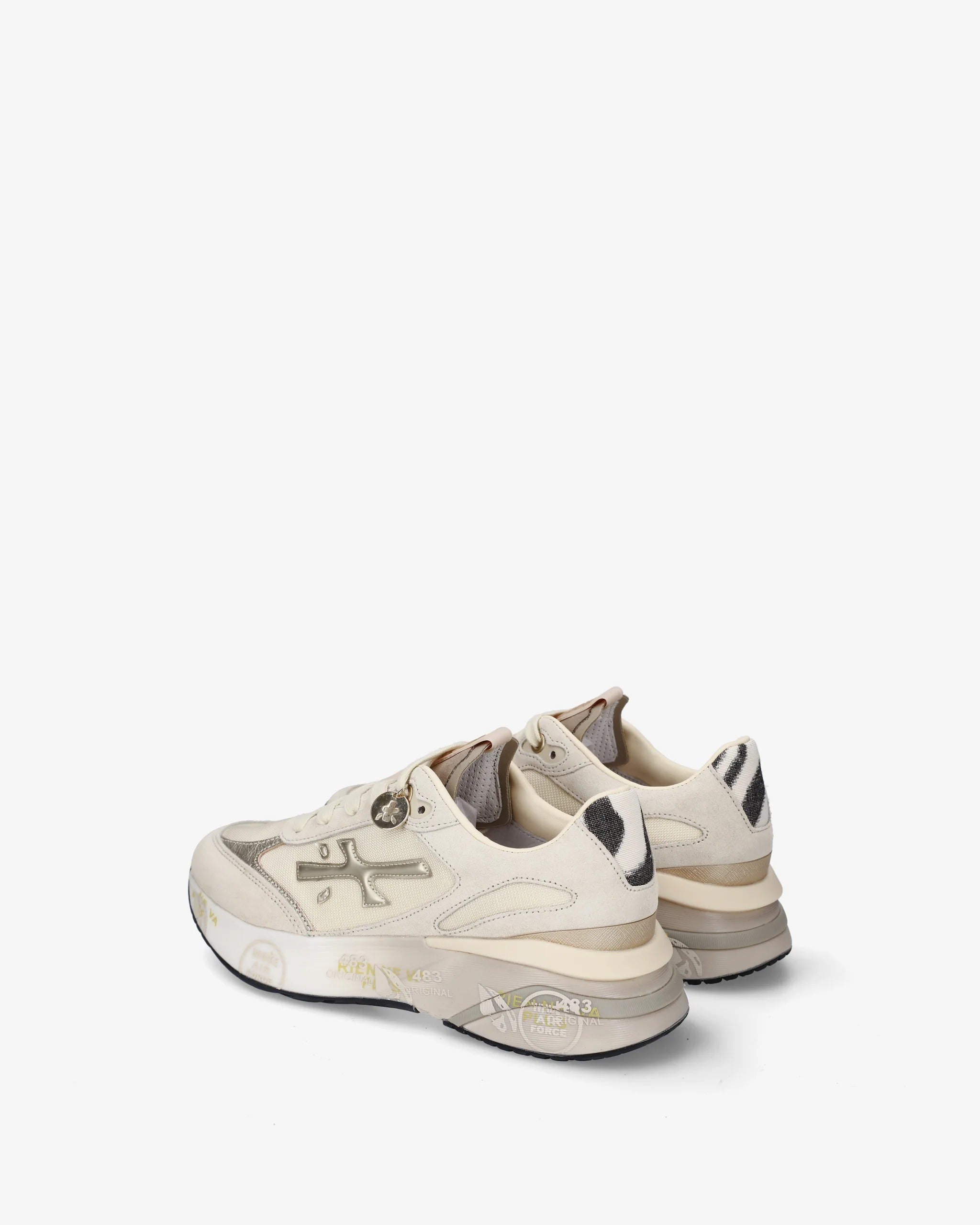 Premiata Moerun D 8080 Sneakers Donna Off White Nylon