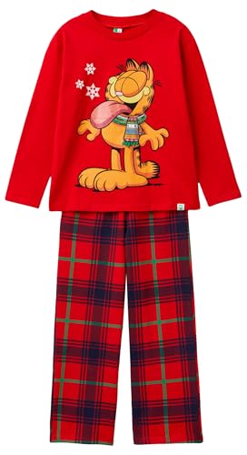 Benetton 37mw0p07t pigiama bimbo 90 Garfield blu