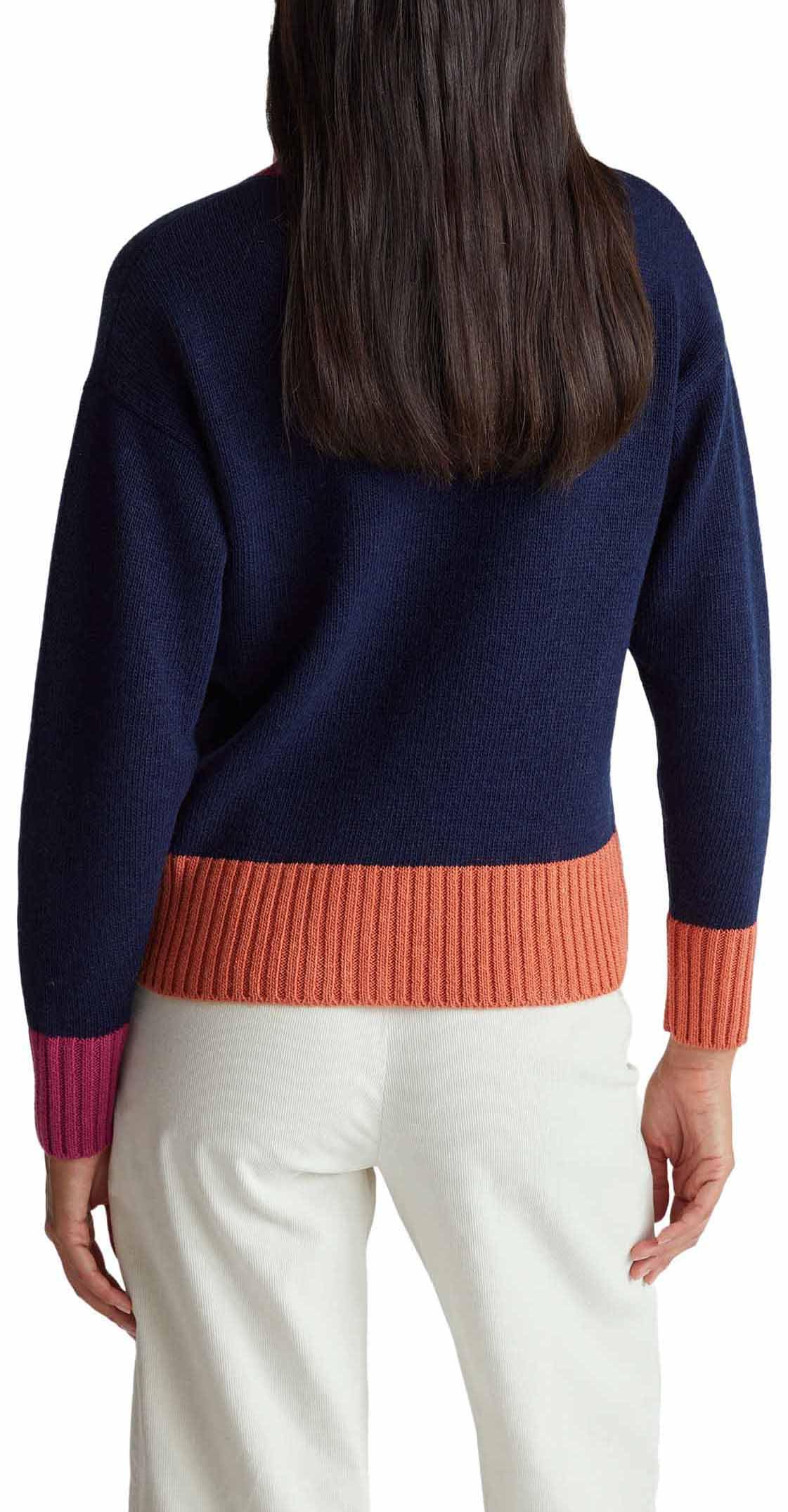Benetton Maglieria 16YCE204I Dolcevita Donna XXS Color