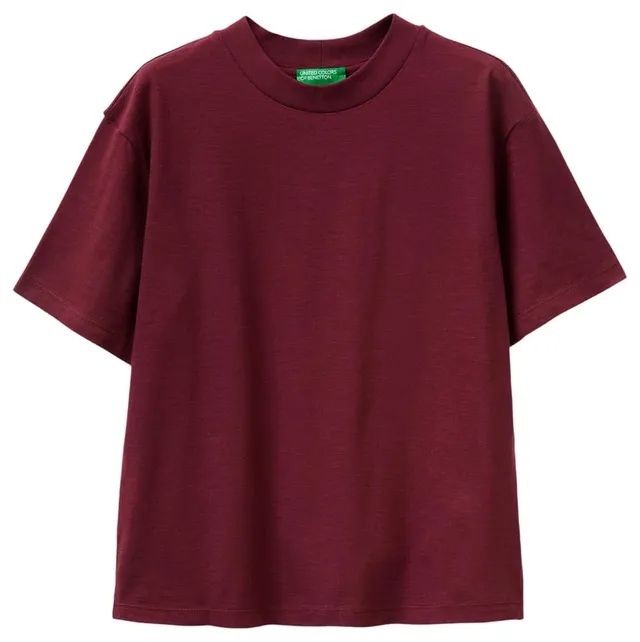United Colors of Benetton 3BVXD10BY T-shirt Donna Marrone