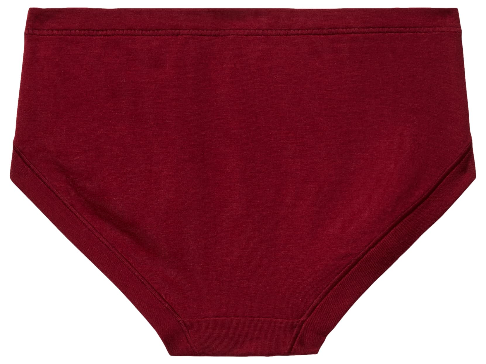 Benetton Slip Donna Fianco Alto Rosso Jersey Elastico